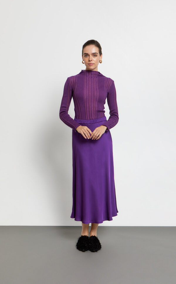 Light And Shadow - Midi Skirt