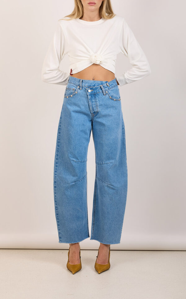 Stacy - Medium Studded Jeans